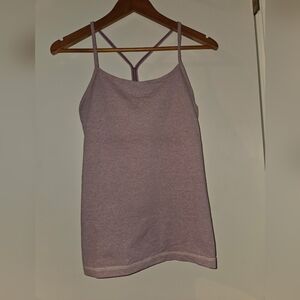 Lululemon Power Y Women Tank Built In Bra Yoga No Pads Size 8